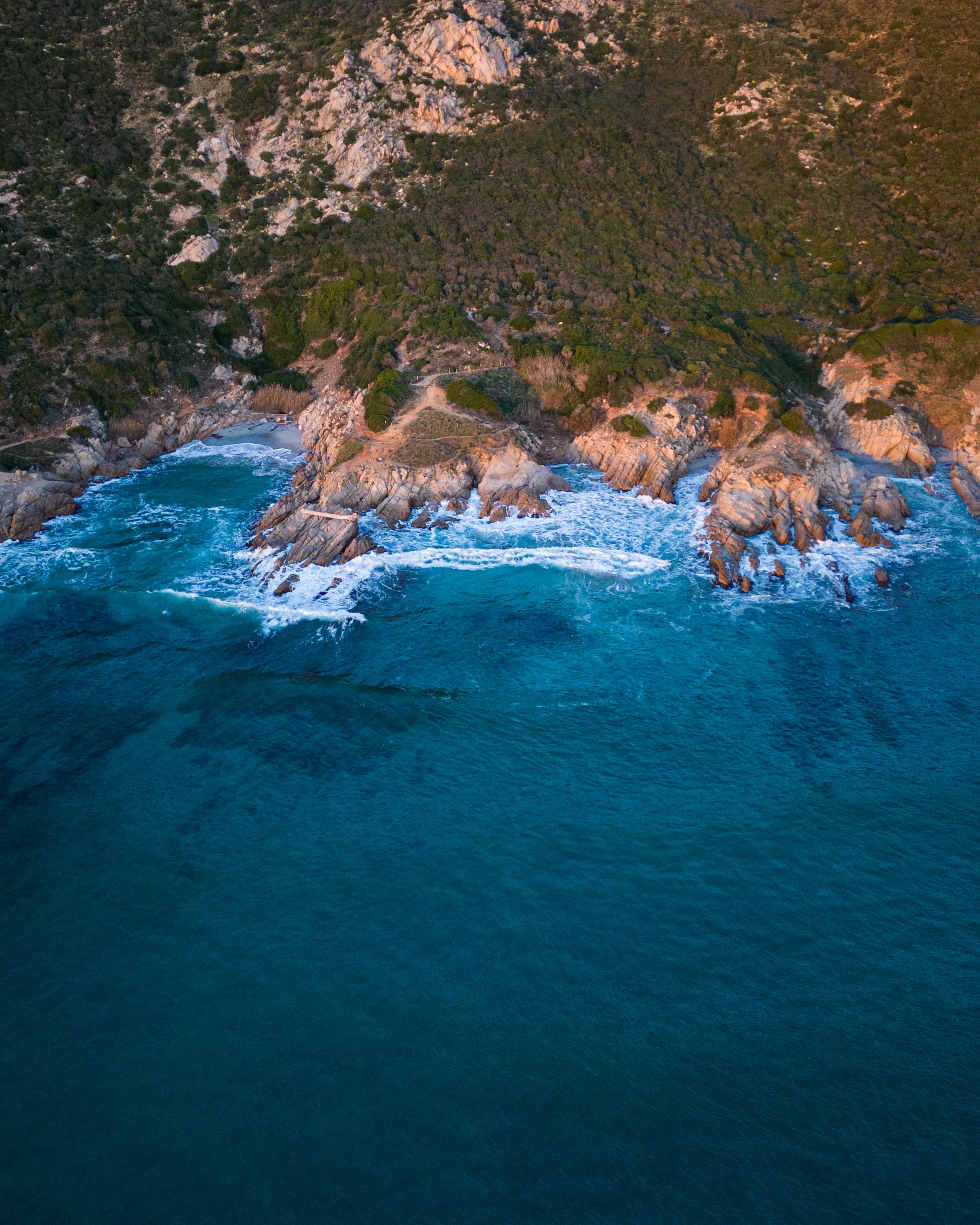 Coastal aerial view